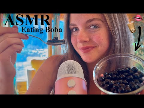 ASMR Eating Boba (Chewing Sounds) 🧋