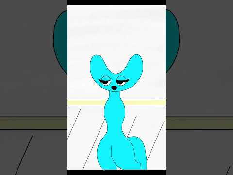 Yellow x Cyan (rainbow friends)animation flipaclip