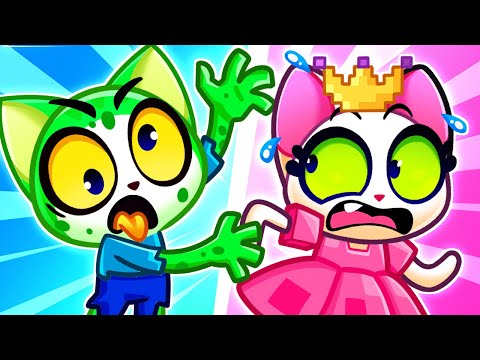 Minecraft Song 🧟‍♂️ Princess vs Zombie Play Pretend Adventure | Funny Kids Song & Cartoons