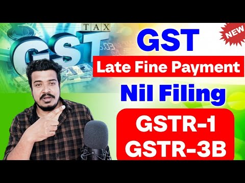 GST Late fine Payment Kaise Kare ! GSTR-3B Return filing process with late fine ! How to file GSTR-2