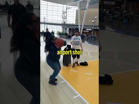 This Airport Has A Basketball Court