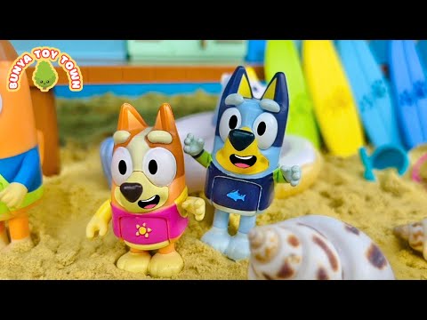 BLUEY - Going To The Beach Compilation | Pretend Play with Bluey Toys