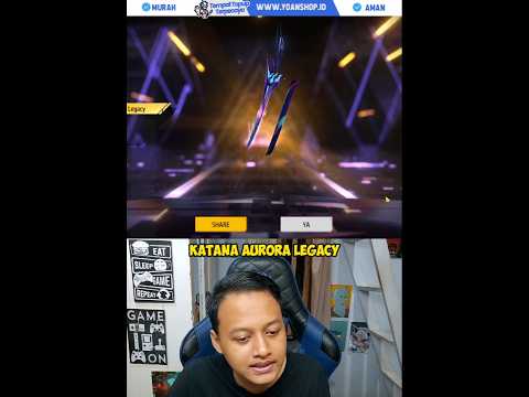 Spin Katana Aurora Legacy #freefire #shorts