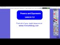 Exploring Powers and Exponents in Mathematics