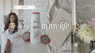 DAY IN MY LIFE: Hey Girl...Slow Mornings + Spring Shower Routine + SolidCore + Flowers | iDESIGN8