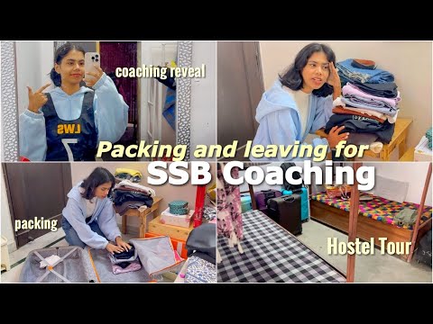 My SSB Coaching Reveal! 😆👜 Packing & Hostel Tour!💕 #ssb #hostel #upsc #upscexam #cds #adayinmylife