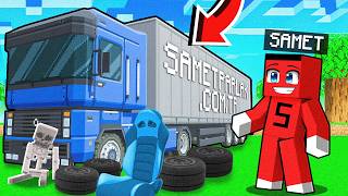 HURDA ARABAYI TAMİR EDİP TIRCI OLDUM !! 🚛 - Minecraft