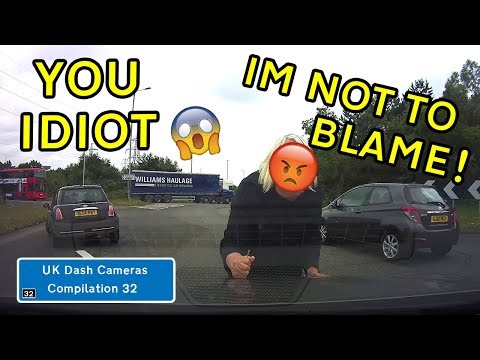 UK Dash Cameras - Compilation 32 - 2019 Bad Drivers, Crashes + Close Calls