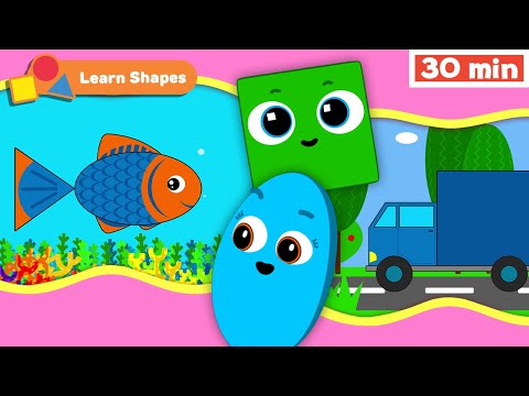 Shapes School | Educational videos for Babies | Learn Shapes for kids | Truck + | First University