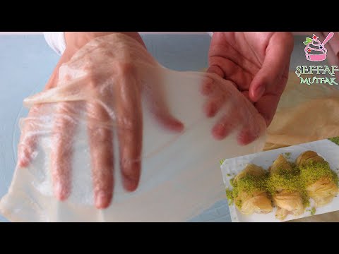 EVDE HAZIR BAKLAVALIK YUFKA HAZIRLADIM‼️ BÖYLE BİR TARİF YOK ÇITIR ÇITIR BAKLAVALAR YAPIN✨