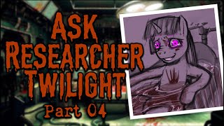 Ask Researcher Twilight: Full Cast Tumblr Comic Dub - Part 4 [DARK]