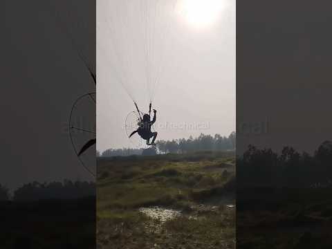 महाशिवरात्रि happiness expreshion through 🪂sky way | paramotoring | paragliding | #shorts