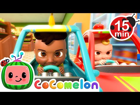 Cody & JJ's Shopping Cart Race | CoComelon - Cody Time | CoComelon Songs for Kids & Nursery Rhymes