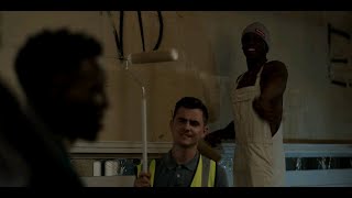 The team repairing the Sam Obisanya's Nigerian restaurant  ||  Ted Lasso S03E07