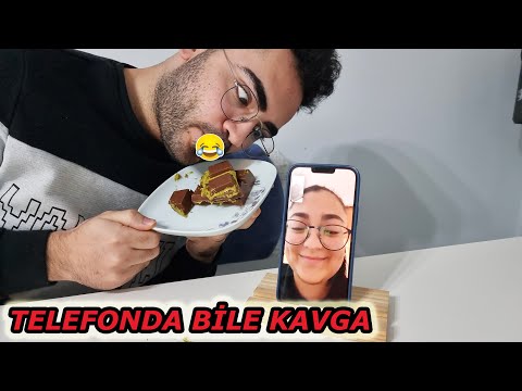 TELEFONDA BİLE DUBAİ ÇİKOLATASI KAVGASI !!