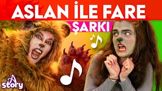 Aslan ve Fare Şarkısı 🎶 Minik Fare, Koca Aslanı Kurtardı mı? 🦁🐭 Eğlenceli Masal Şarkısı