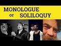 Understanding Soliloquies and Monologues