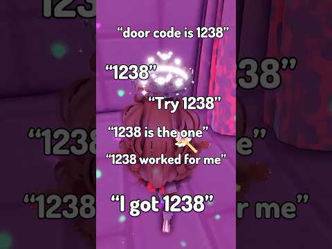 If someone says the code is 1238 again i’m gonna explode? #royalehigh #shorts #fyp #roblox #foryou
