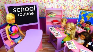 School Morning Routine - Barbie Girl School