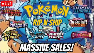 LIVE Pokemon RIP N SHIP! MASSIVE SALES AND BOUNTIES!