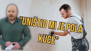 Pavle pozvao majstora zbog dva kvadrata, a ovaj mu uništio ceo dnevni boravak!
