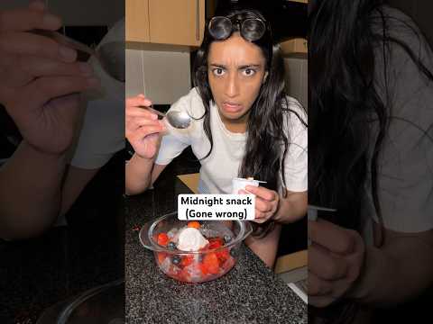 Making a midnight snack (gone wrong😭)