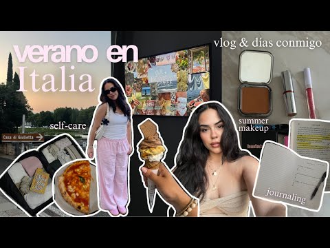 Unos días romantizando el verano 🌸📖🍋 vlog, journaling, self-care, summer makeup
