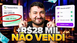 GANHEI R$28 MIL no Tesouro Direto e NÃO VENDI (a hora certa de vender)