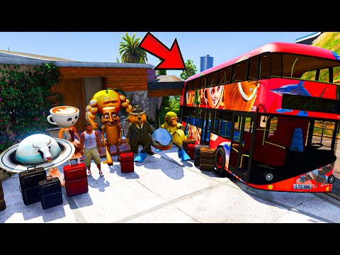 БРЕЙНРОТТАР АВТОБУСПЕН САЯХАТҚА ШЫҚТЫ (GTA V)