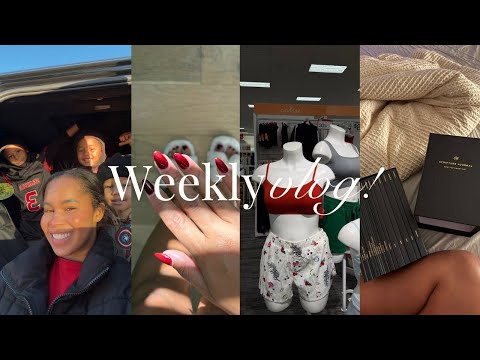 weekly vlog! I cut my hair + target runs + road trip to OKC + nail appt +the big game |mckennawalker