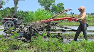 Farming Machinery for Plowing Small Farmland Diesel Powered Hand Tractor