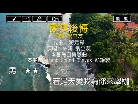 愛無後悔-翁立友&林姍(Karaoke伴奏)