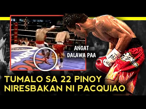 TUMALO SA 22 PINOY BOXER, NIRESBAKAN NI MANNY PACQUIAO!