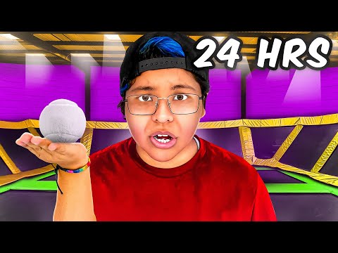 JUGAMOS 24 HORAS EN UN PARQUE DE TRAMPOLINES 😱 | Patho