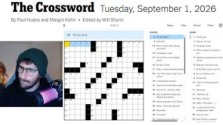 This Puzzle Had Me Tripping On Something... | NYT New York Times Crossword - Tuesday, September 01