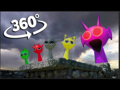 360° Giant Sprunki Unleashed - You Won’t Believe How They Stopped Him!