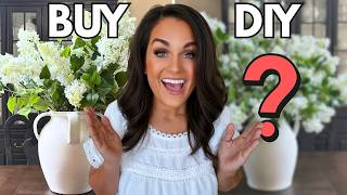 Buy or DIY? I Duped Pottery Barn Decor for a FRACTION of the Price!