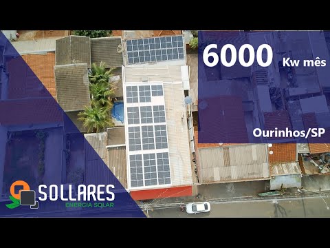 6000KW DE GERAÇÃO SOLAR MENSAL EM MERCADO EM OURINHOS/SP - SOLLARES ENERGIA SOLAR