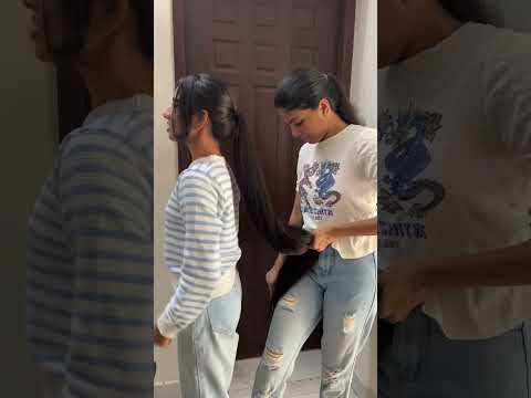 Any ponytail lovers ??? #ishithashetty #nithyasree #birthdaygirl #youtubeshorts
