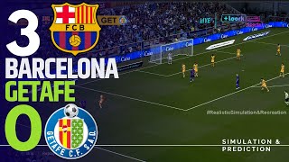BARCELONA 3-0 GETAFE: Match Highlights | LA LIGA  2025-26 🏆 | Simulation/Recreation
