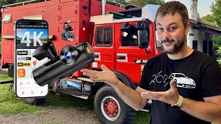 INDISPENSABLE DashCam 4K sur le camion ! On évite les accidents avec Vantrue N4ProS!