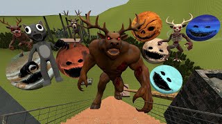 SPARTAN KICKING NEW BEAR CURSED 99 DAYS AND DEER ON ROBLOX & A CURSED PLANET IN GARRY'S MOD