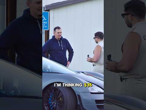 Low balling people on Facebook Marketplace in a $3.4M dollar Bugatti