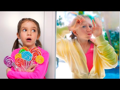Nastya and useful stories about food for kids