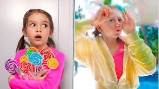Nastya and useful stories about food for kids