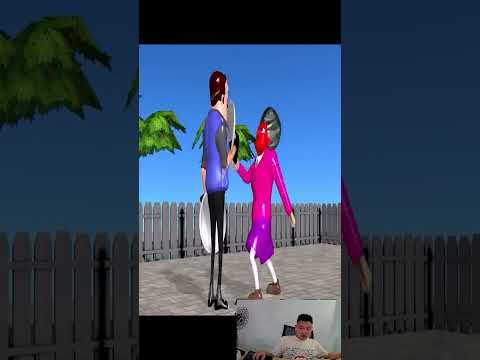 Scary Teacher 3D - Hello Neighbor and Miss T Nick Tain in game Who Can Avoid Fastest #Shorts