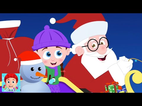 Ecco che Arriva il Signor Babbo Natale Canzone + Di Piu Prescolare Video Per Bambini