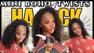 😱🤯🤯SAVE TIME! FINALLY! The Boho Twist HACK On Fine Type 4 Natural Hair You NEED to Know in 2025!