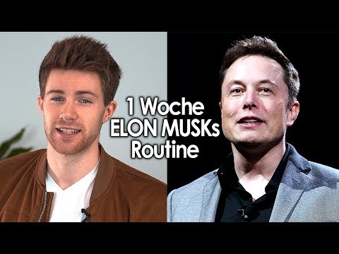 1 Woche leben wie ELON MUSK | Selbstexperiment