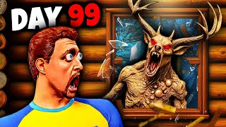 Surviving 99 Nights in the Forest in GTA 5… Monster FOUND Me!